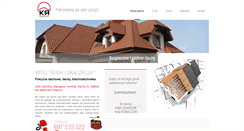 Desktop Screenshot of kr-dachy.pl